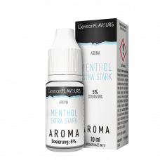 Menthol Extra Stark – GermanFLAVOURS – Aroma 10 ml Menthol Extra Stark – GermanFLAVOURS – Aroma 10 ml