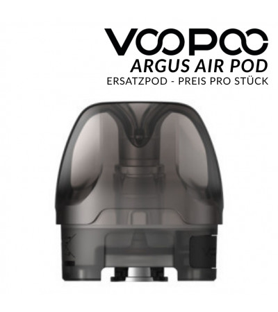 Argus Air Pod (ohne Coil) - VOOPOO - Ersatzpod 3,8 ml Argus Air Pod (ohne Coil) - VOOPOO - Ersatzpod 3,8 ml