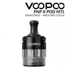 PnP X Leerpod MTL Black - VOOPOO - Ersatzpod 5,0 ml PnP X Leerpod MTL Black - VOOPOO - Ersatzpod 5,0 ml