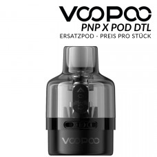 PnP X Leerpod DTL Black - VOOPOO - Ersatzpod 5,0 ml PnP X Leerpod DTL Black - VOOPOO - Ersatzpod 5,0 ml