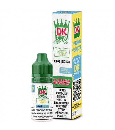 Banana Shake - DK Salts - Nicsalt Liquid 10 ml