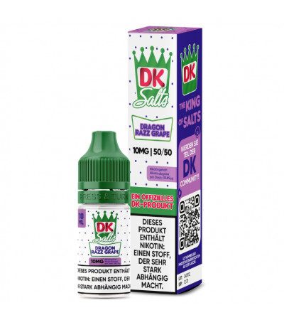 Dragon Razz Grape - DK Salts - Nicsalt Liquid 10ml