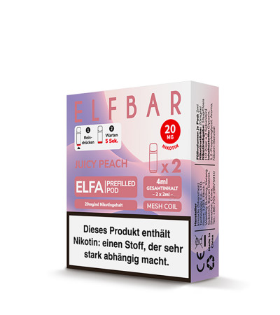 Peach Ice – ELFA CP – Prefilled Pod