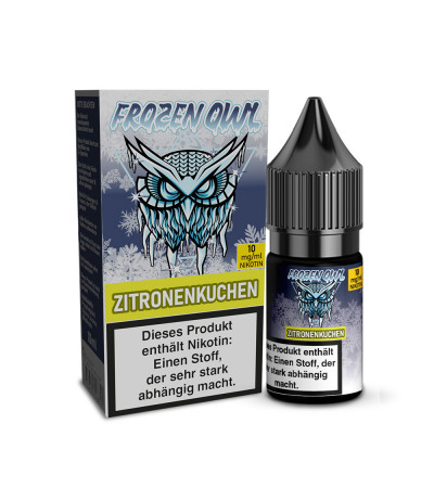 Zitronenkuchen - Frozen OWL - Nicsalt Liquid 10 ml Zitronenkuchen - Frozen OWL - Nicsalt Liquid 10 ml