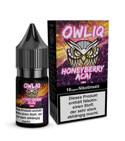 Honeyberry Acai - OWLIQ - Nicsalt Liquid 10 ml Honeyberry Acai - OWLIQ - Nicsalt Liquid 10 ml