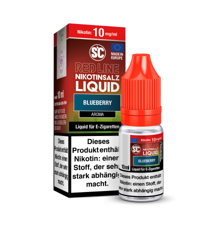 Blueberry - SC Red Line - Nicsalt Liquid 10 ml Blueberry - SC Red Line - Nicsalt Liquid 10 ml