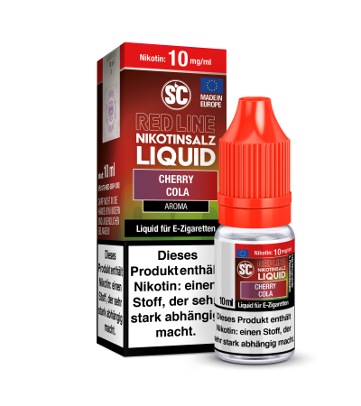 Cherry Cola - SC Red Line - Nicsalt Liquid 10 ml Cherry Cola - SC Red Line - Nicsalt Liquid 10 ml