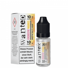 Erdbeere Mango - Wanted Overdosed - Nicsalt Liquid 10 ml Erdbeere Mango - Wanted Overdosed - Nicsalt Liquid 10 ml