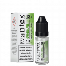 Grüner Apfel - Wanted Overdosed - Nicsalt Liquid 10 ml Grüner Apfel - Wanted Overdosed - Nicsalt Liquid 10 ml