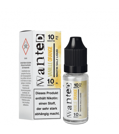 Vanille Orange - Wanted Overdosed - Nicsalt Liquid 10 ml Vanille Orange - Wanted Overdosed - Nicsalt Liquid 10 ml