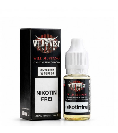 Wild Mustang - Wild West Vapor - Nicsalt Liquid 10 ml Wild Mustang - Wild West Vapor - Nicsalt Liquid 10 ml