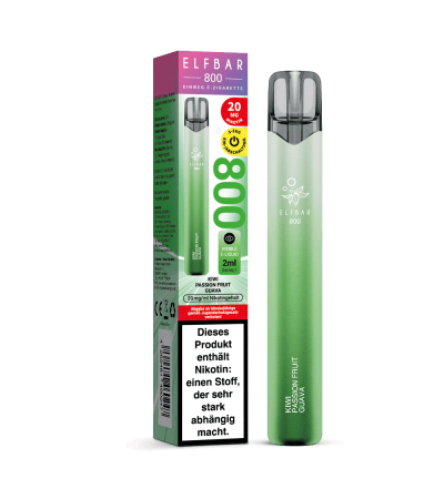 Kiwi Passionfruit Guava – ELFBAR 800 – Einweg E-Zigarette