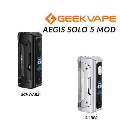 Aegis Solo 5 Mod - GeekVape - Akkuträger Aegis Solo 5 Mod - GeekVape - Akkuträger